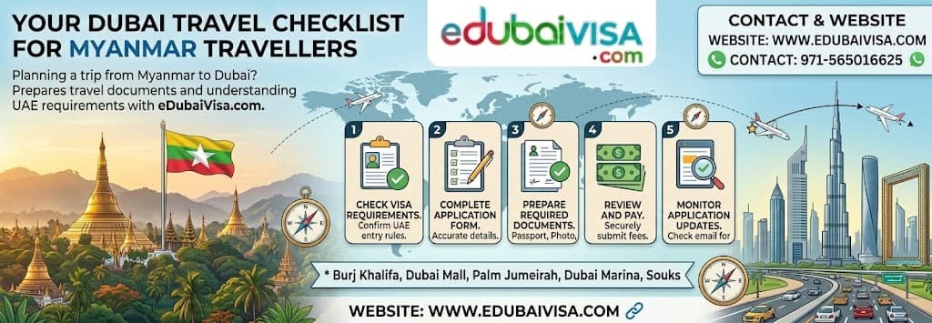 Your Dubai Travel Checklist for Myanmar Travellers