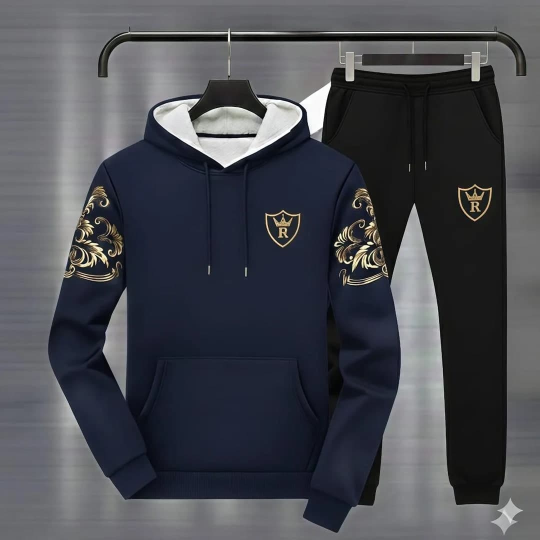 Men’s Premium 2-Piece Tracksuit Set – Stylish Hoodie & Jogger Pants
