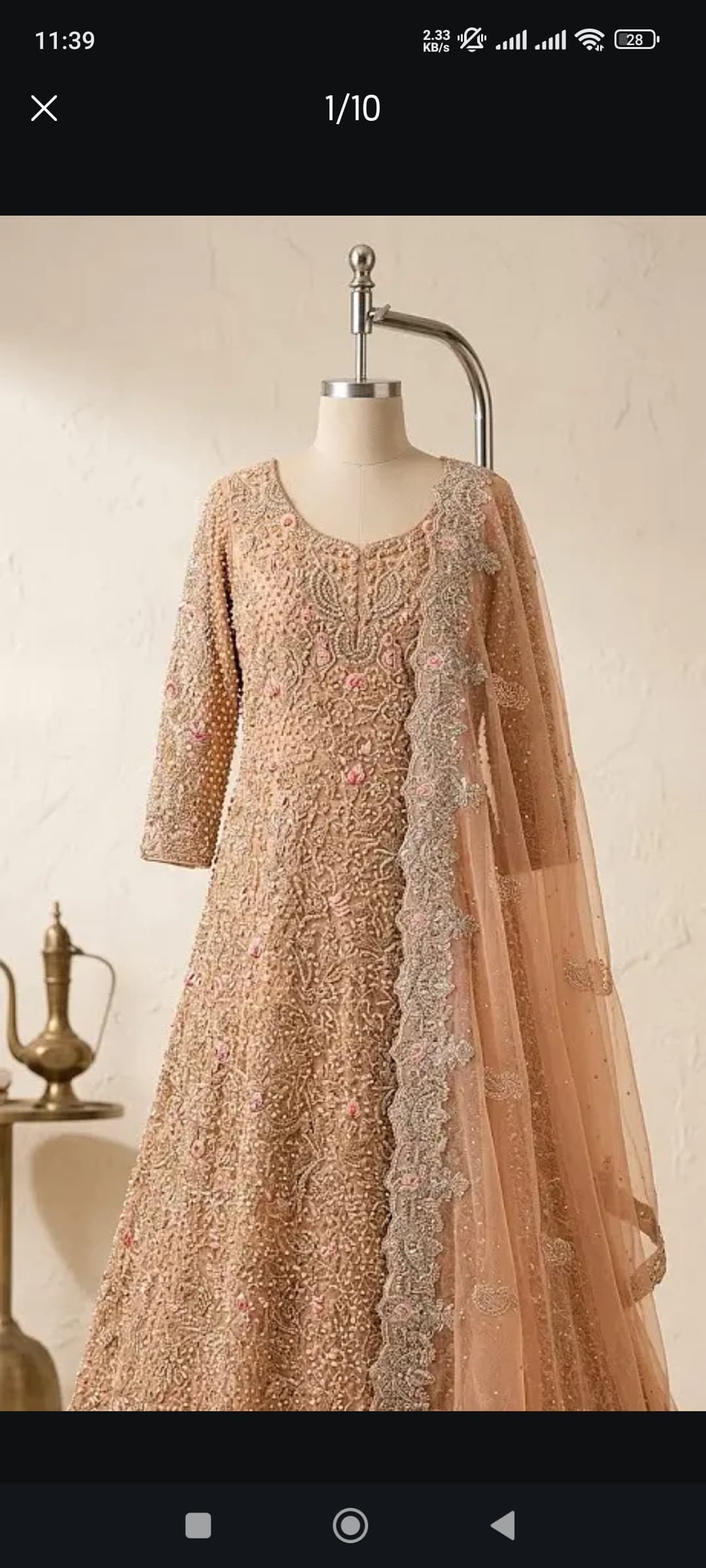 Bridal maxi