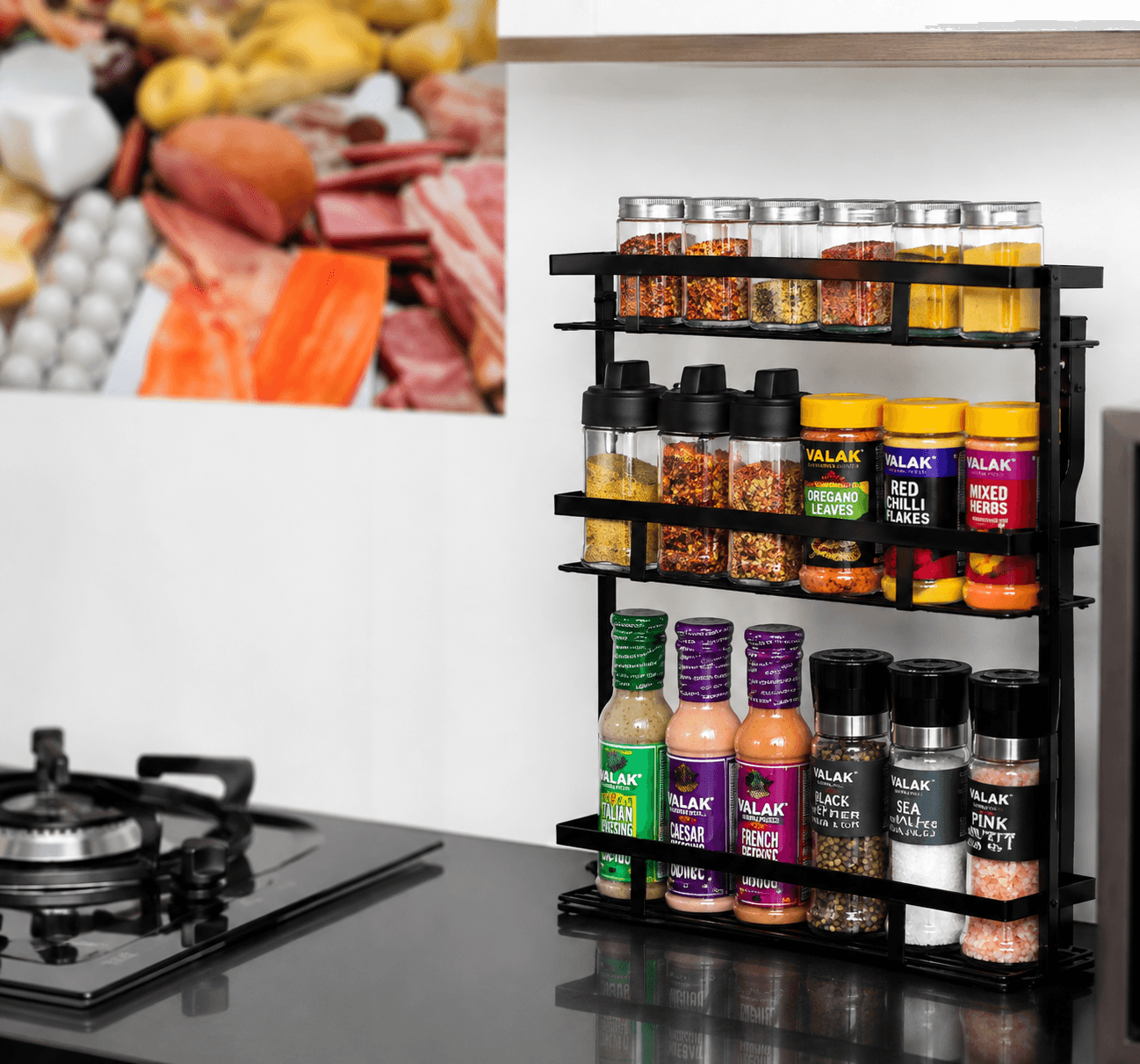 3-Tier Kitchen Spice Rack Organizer – Stylish & Space Saving — photo 1 of 3