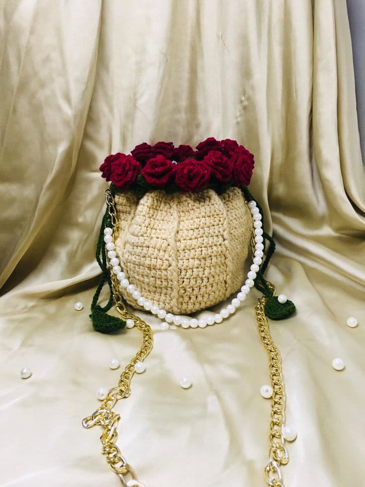 Custom Hand Made Rose Bag — photo 1 of 1