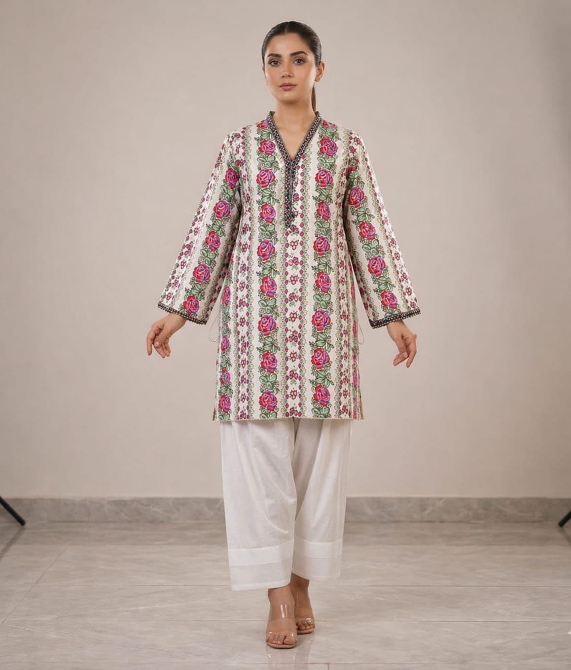 Eid collection 2pcs Farshi shalwaar — photo 1 of 9