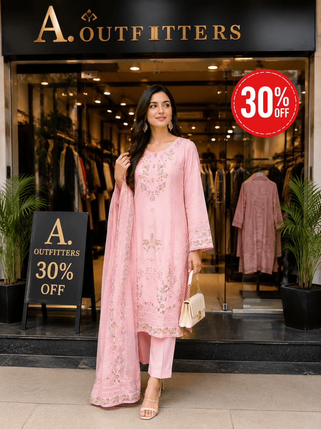 30% discount 3 piece lawn