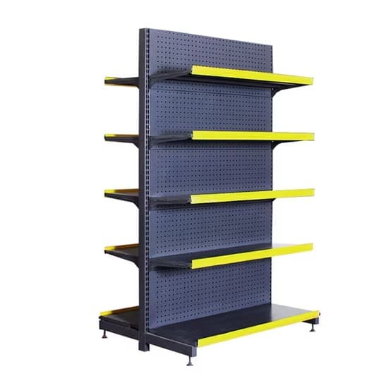 Wall Display Rack/ Double Sided Gondola Rack/ Angle Rack/ Store Rack/ Heavy Duty Racks / Warehouse Rack/ End Rack/ Departmental Store Rack/ Pharmacy Racks/ Cash Counter/ Shopping Trolley/ Hand Baskets — photo 1 of 6