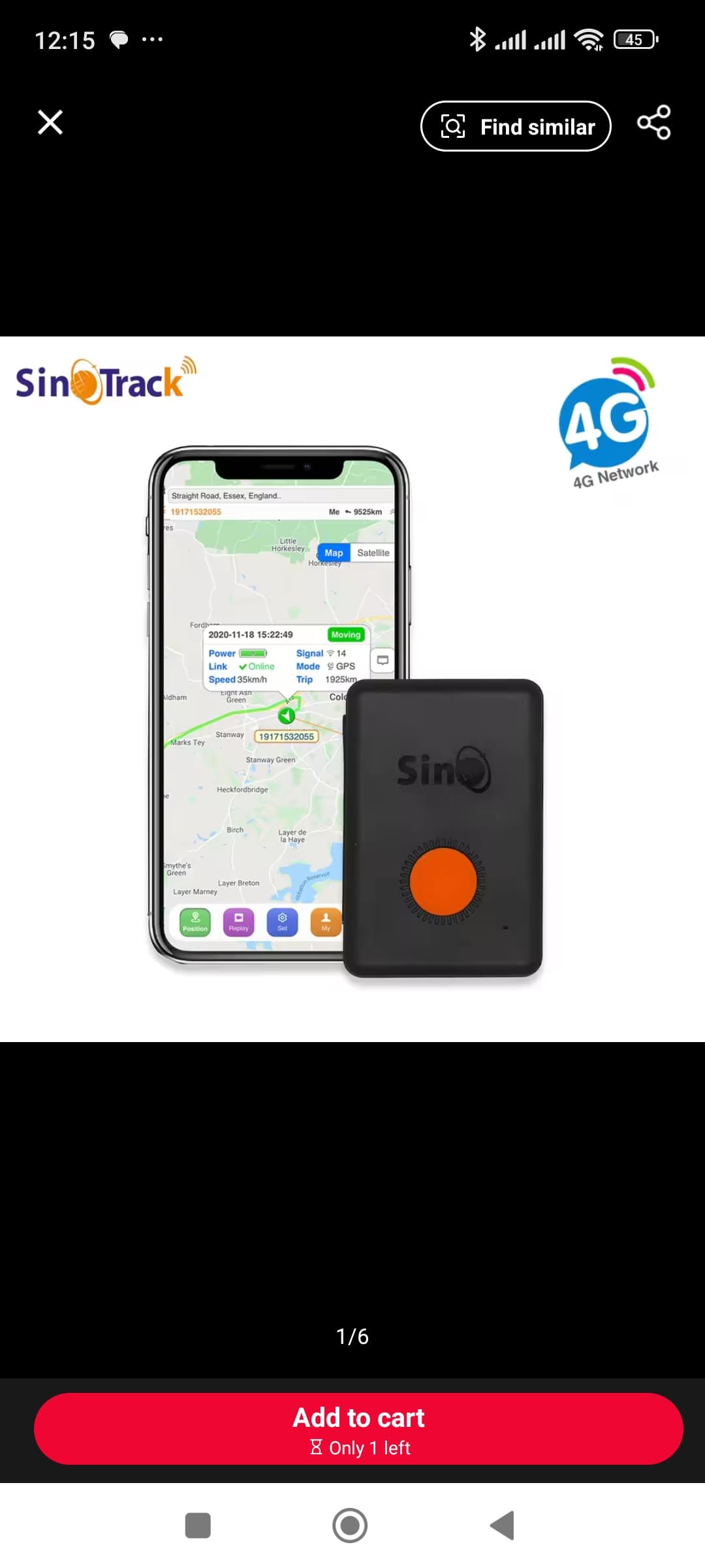 4G SinoTrack ST-904L GPS Tracker | Vehicle, Bike, Pet Tracker — photo 1 of 4