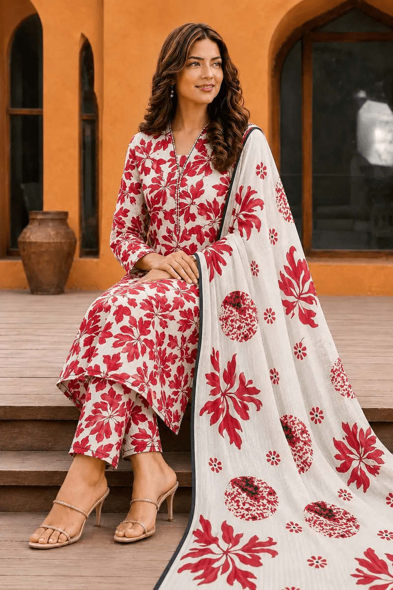 3 Piece Suit Collection/ Stitched Ladies Suits / Casual & Party / Suit
