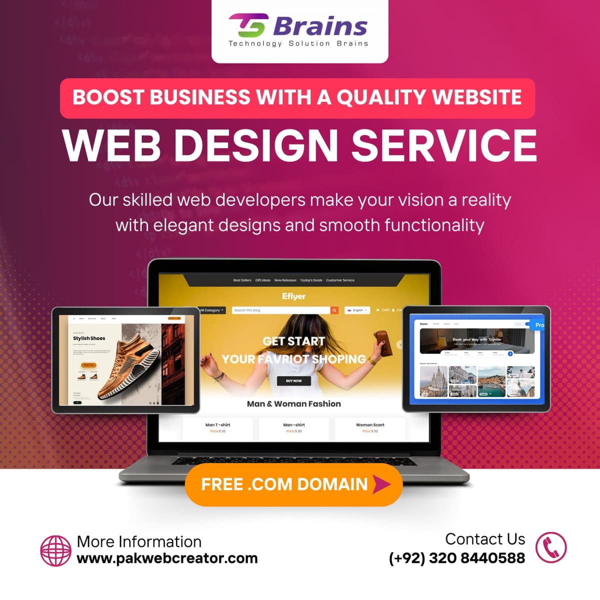 Professional Website Development Service in Lahore Pak Web Creator — photo 1 of 1