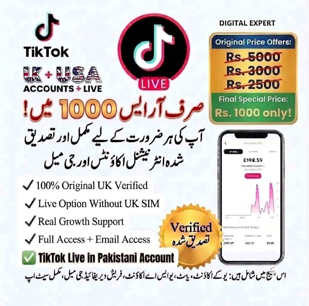UK USA TikTok Account Setup & IT Support Services — photo 1 of 1